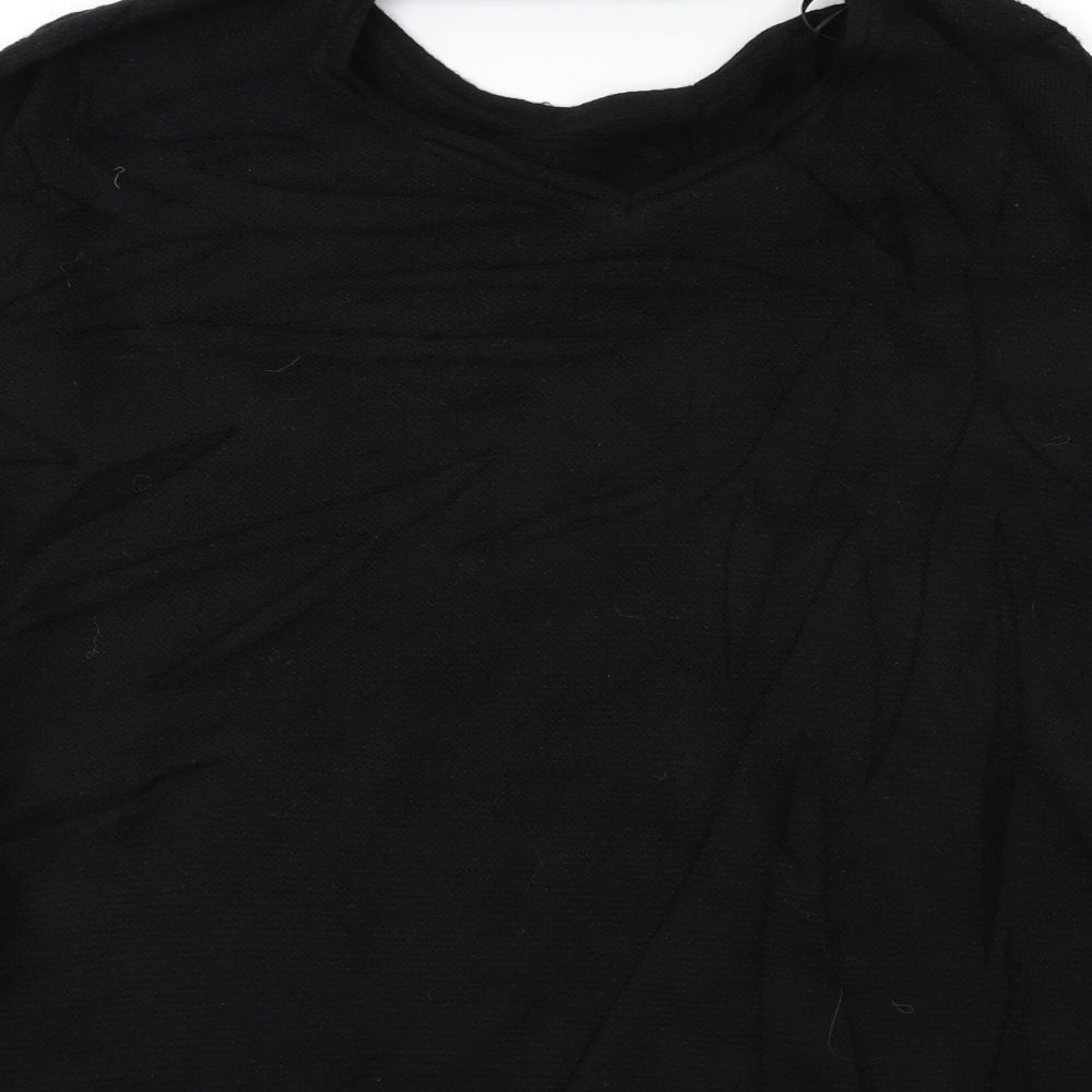 Marks and Spencer Womens Black  Knit Pullover Jumper Size M