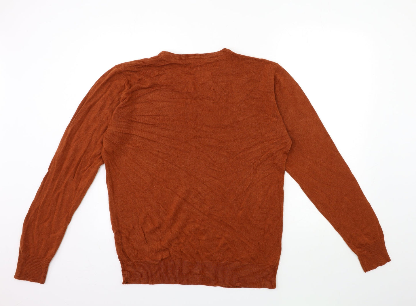 Peacocks Womens Brown  Knit Pullover Jumper Size L