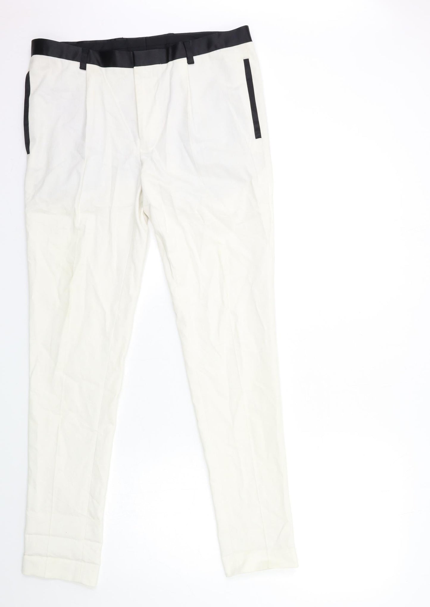 ASOS Womens White   Trousers  Size 32 in L30 in