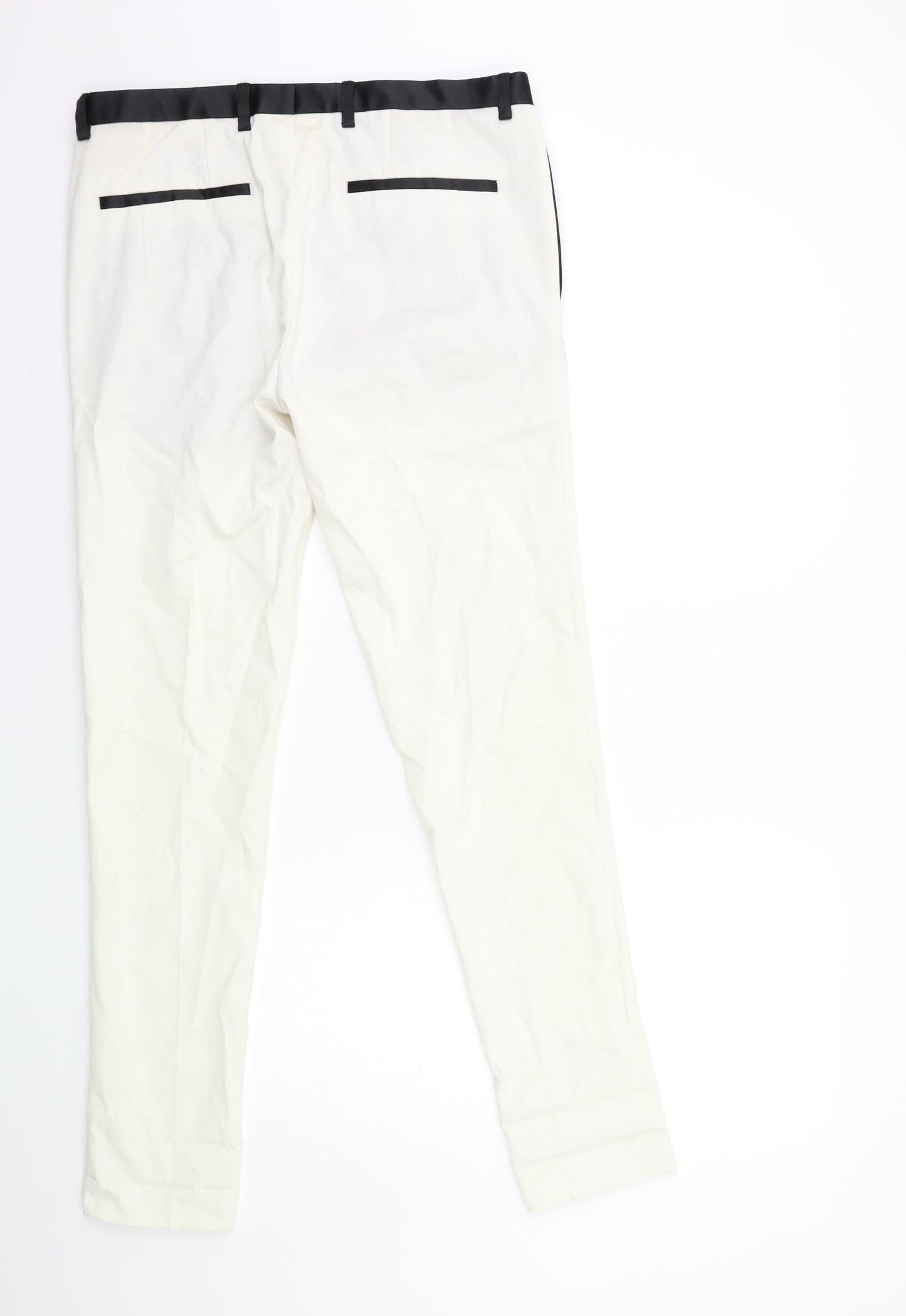 ASOS Womens White   Trousers  Size 32 in L30 in