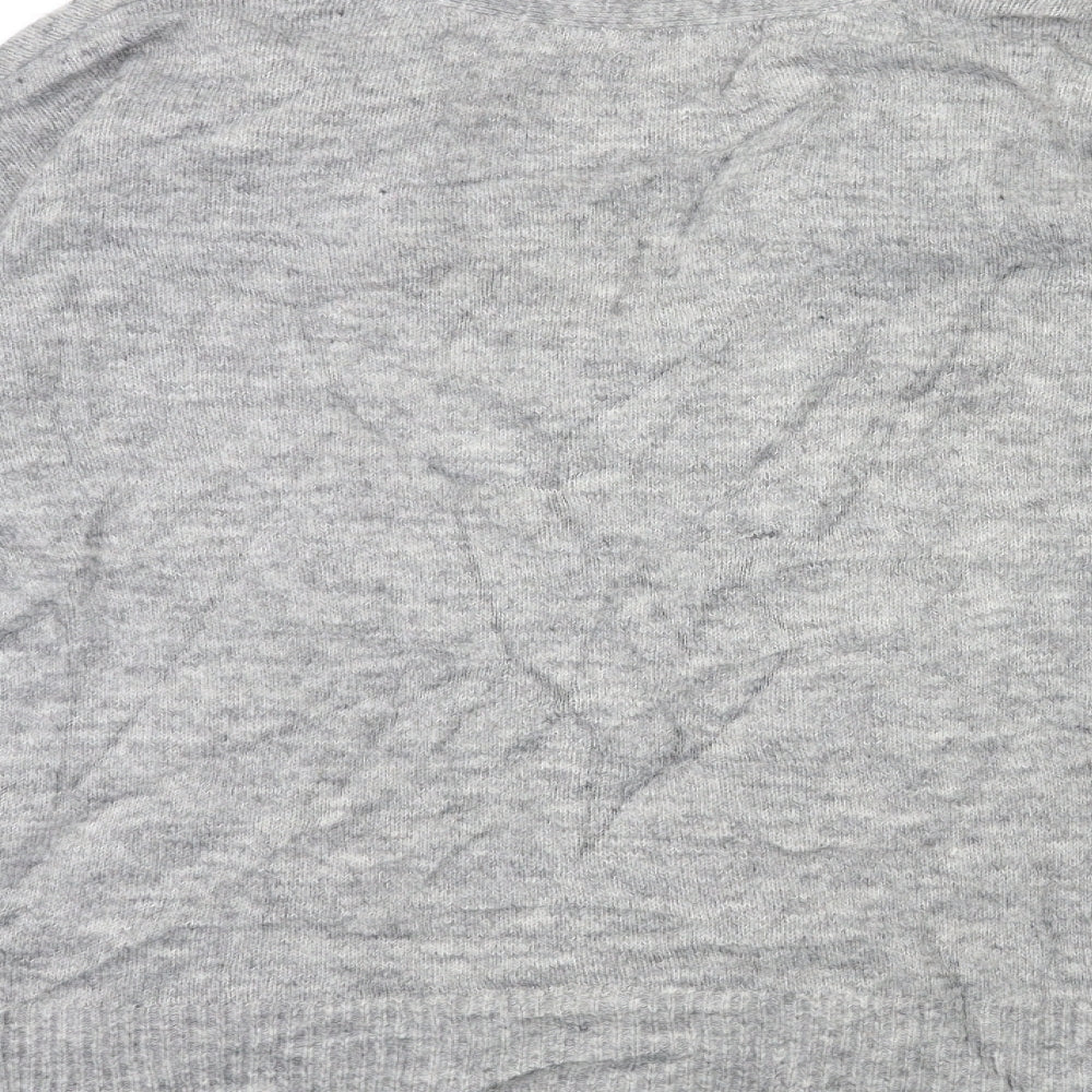 H&M Womens Grey  Knit Pullover Jumper Size S