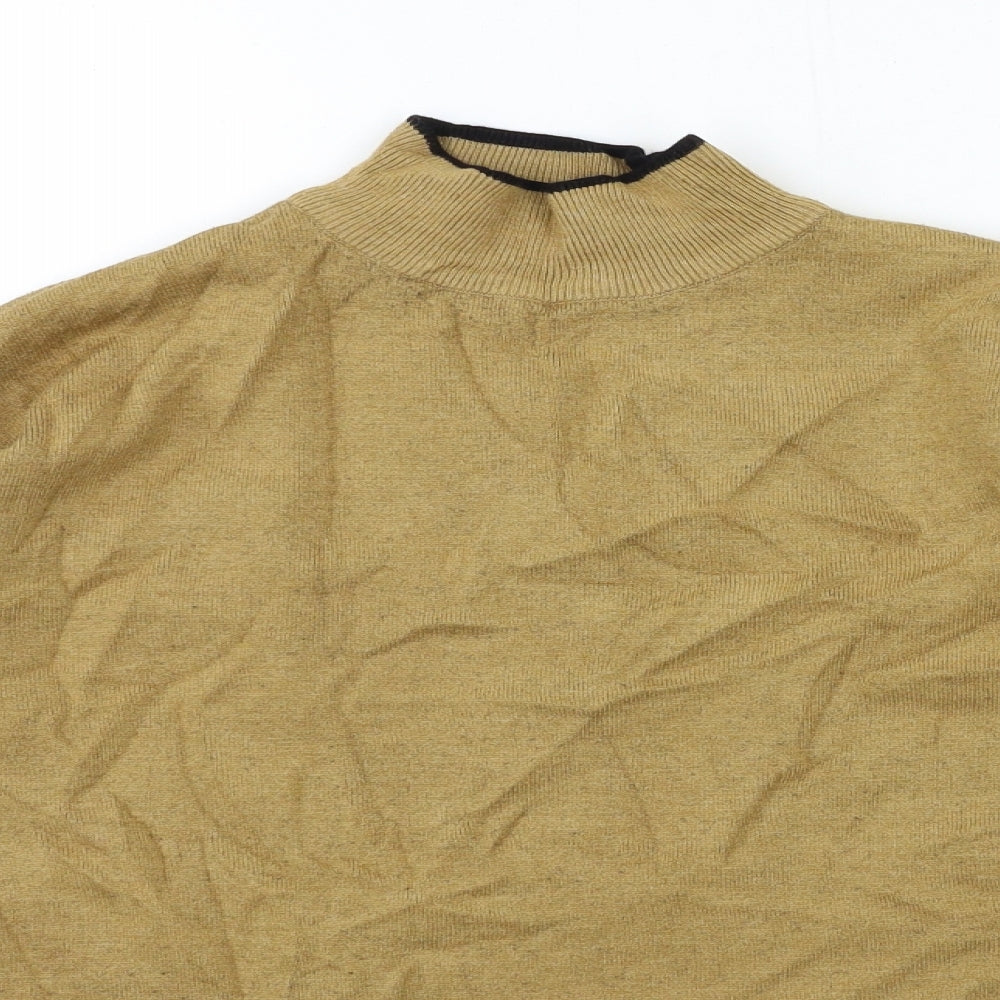 Topshop Womens Beige  Knit Cardigan Jumper Size 8