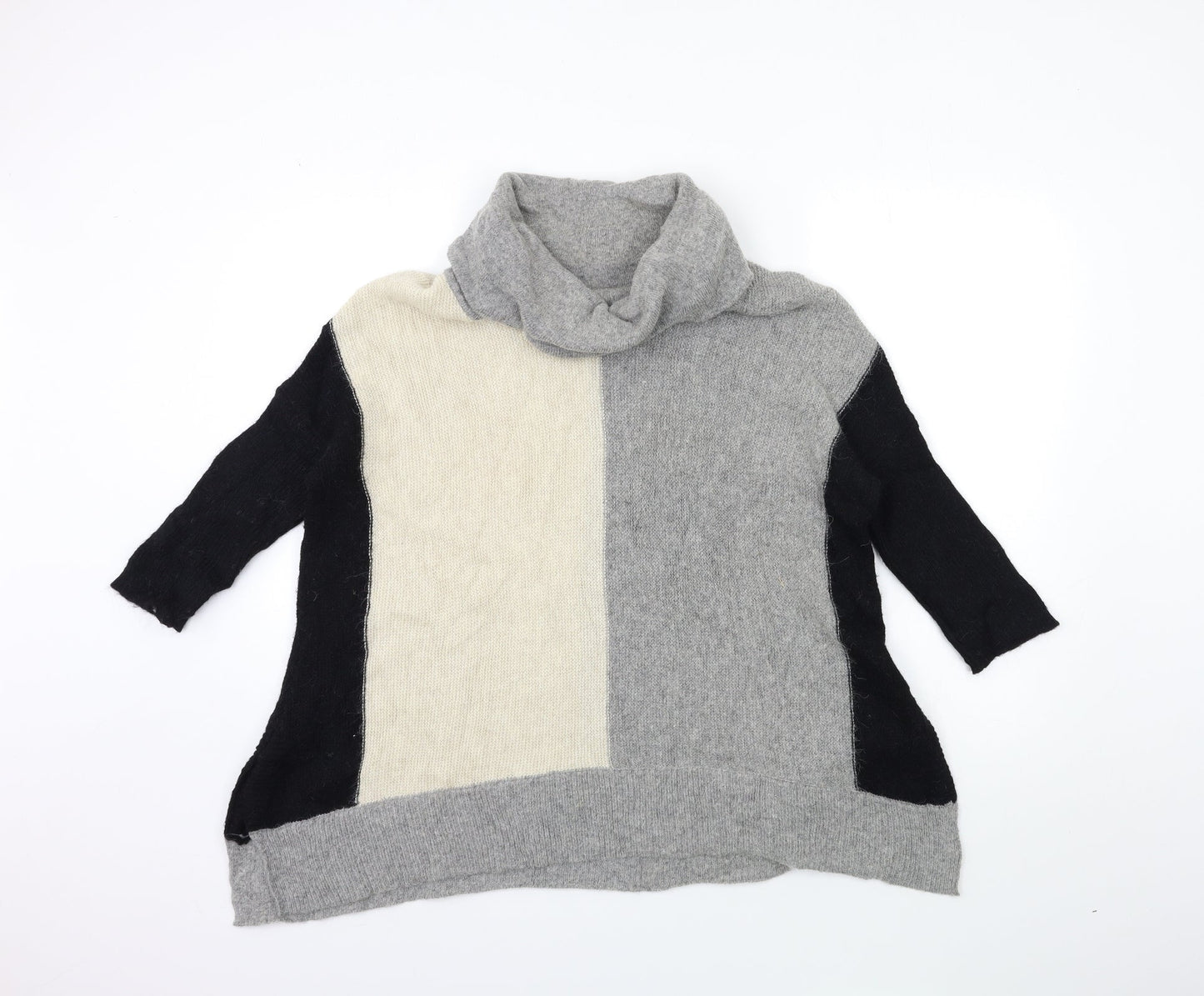 Paraphrase Womens Grey  Knit Cardigan Jumper Size M