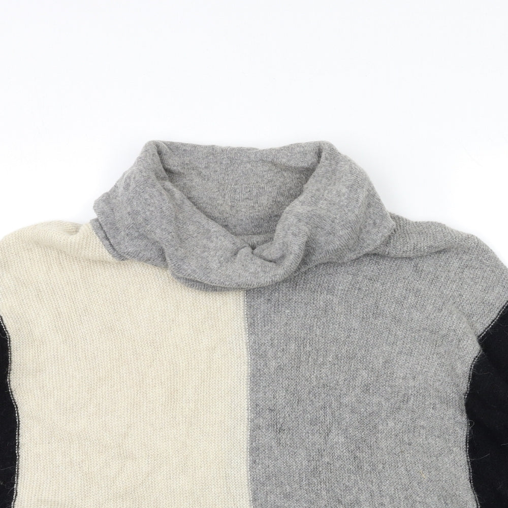 Paraphrase Womens Grey  Knit Cardigan Jumper Size M