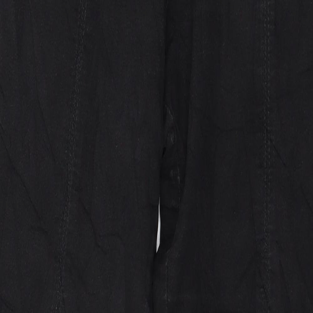 Crop Womens Black  Denim Jegging Jeans Size 10 L27 in