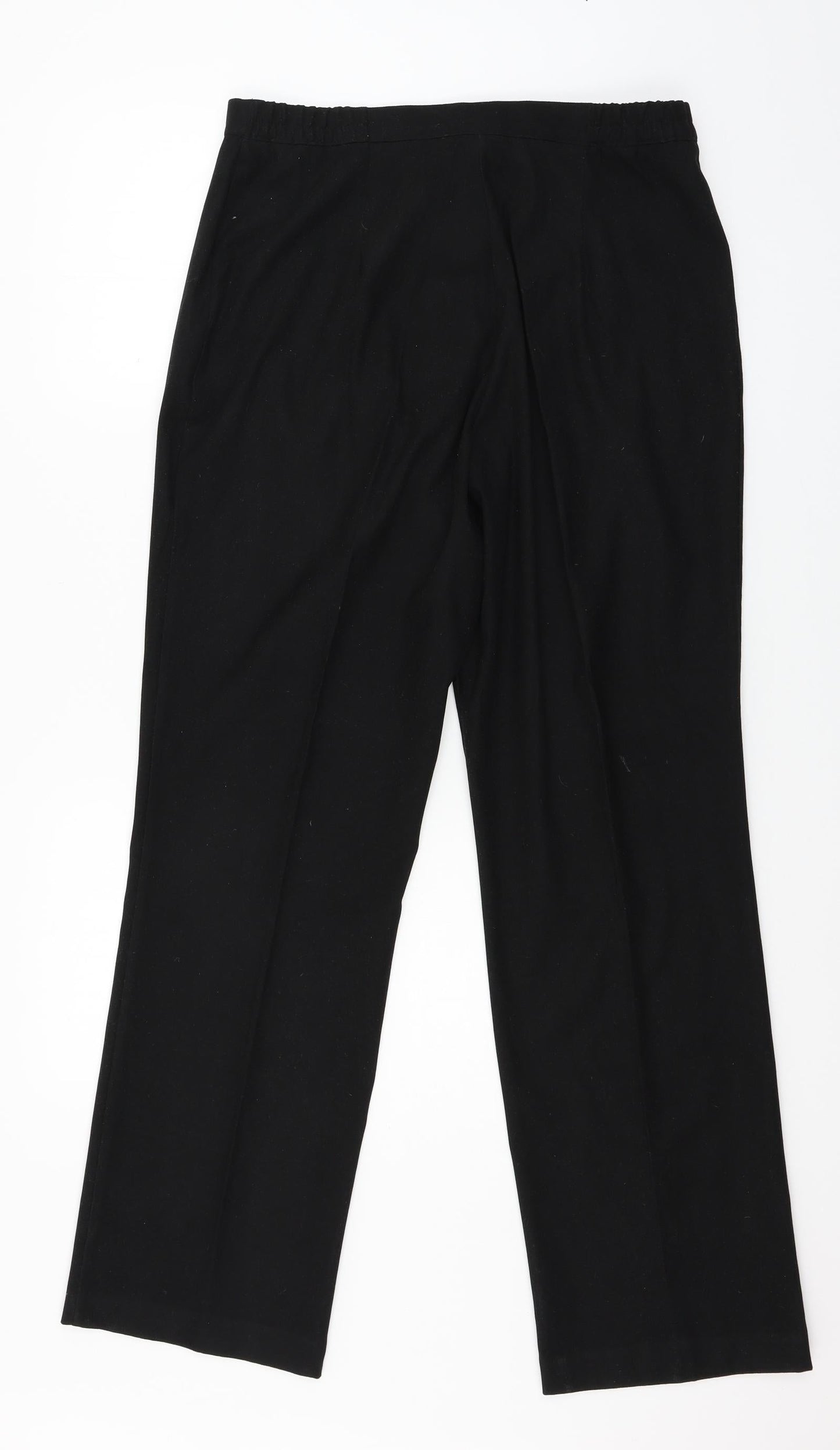 Agenda Womens Black   Trousers  Size 14 L29 in
