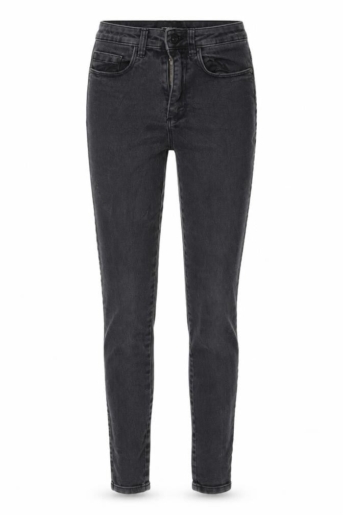 Front view of Only women’s grey denim skinny jeans, size S, 29-inch leg