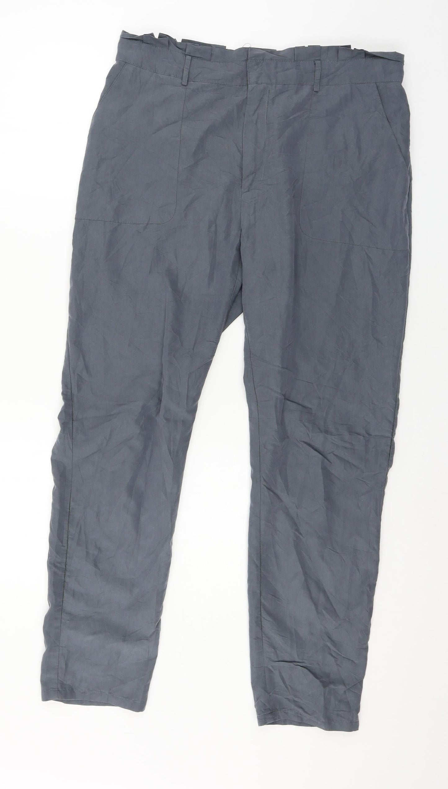 Kiabi Womens Blue   Trousers  Size 14 L27 in