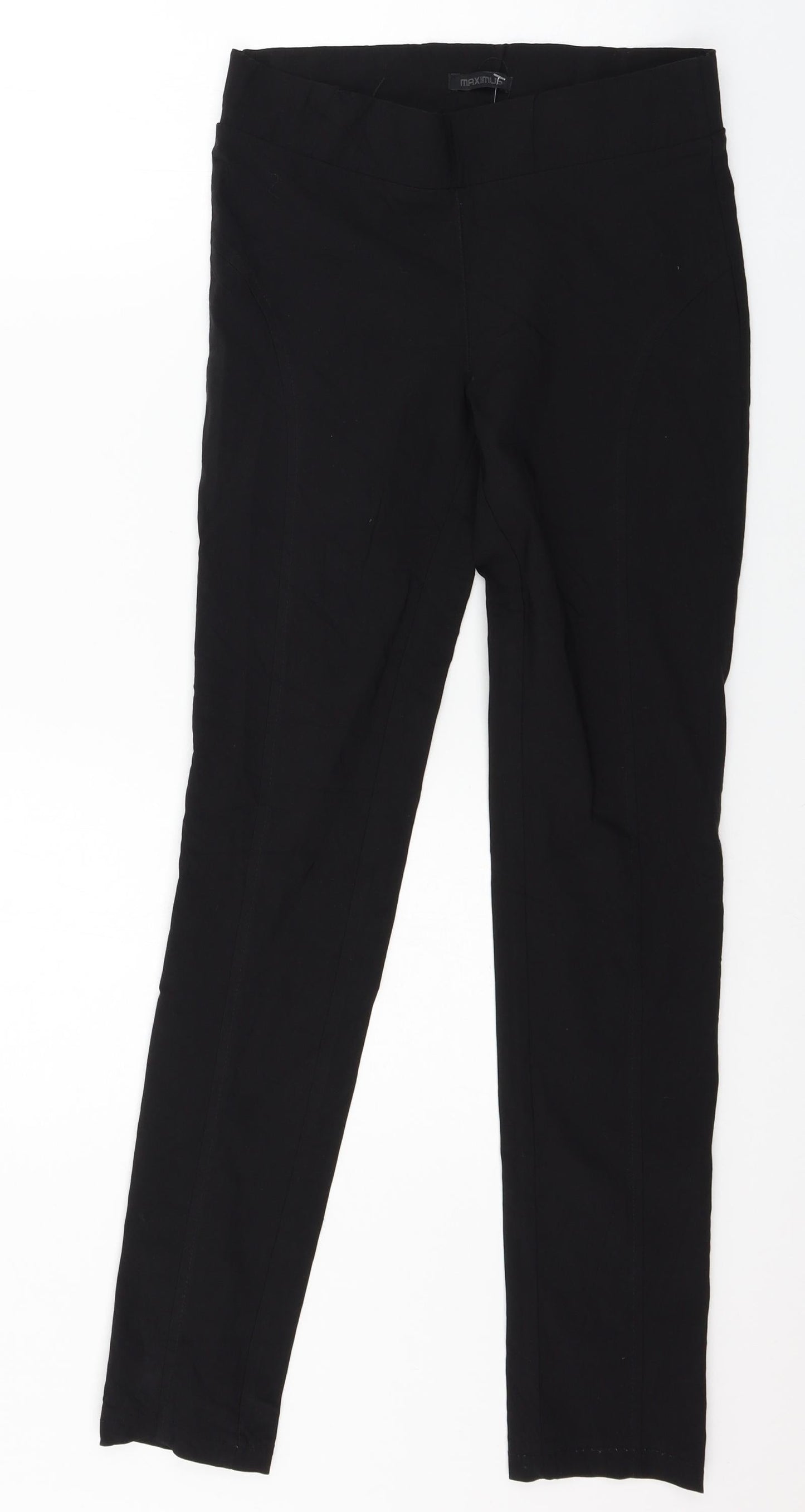Maximus Womens Black   Trousers  Size S L28 in