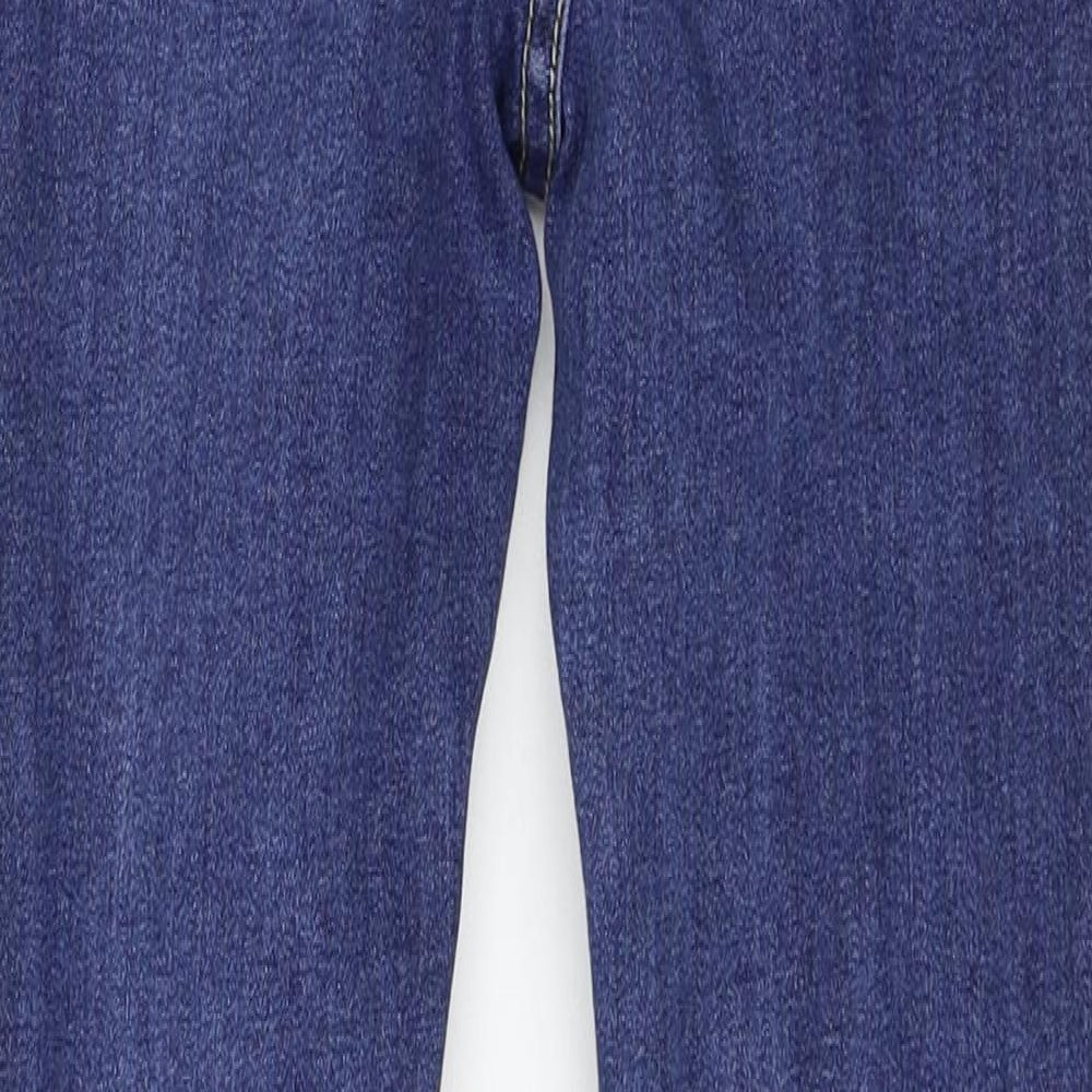 PRETTYLITTLETHING Womens Blue  Denim Skinny Jeans Size 6 L27 in