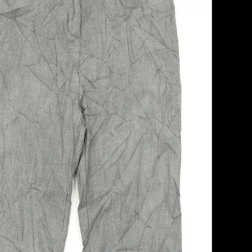 Per Una Womens Grey   Dress Pants Trousers Size 18 L26 in