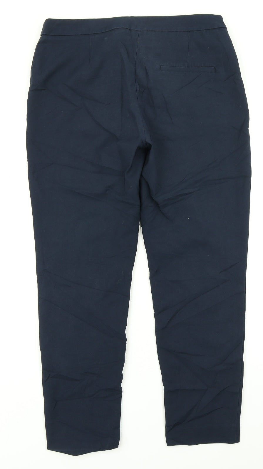 H&M Womens Blue   Dress Pants Trousers Size 10 L24 in
