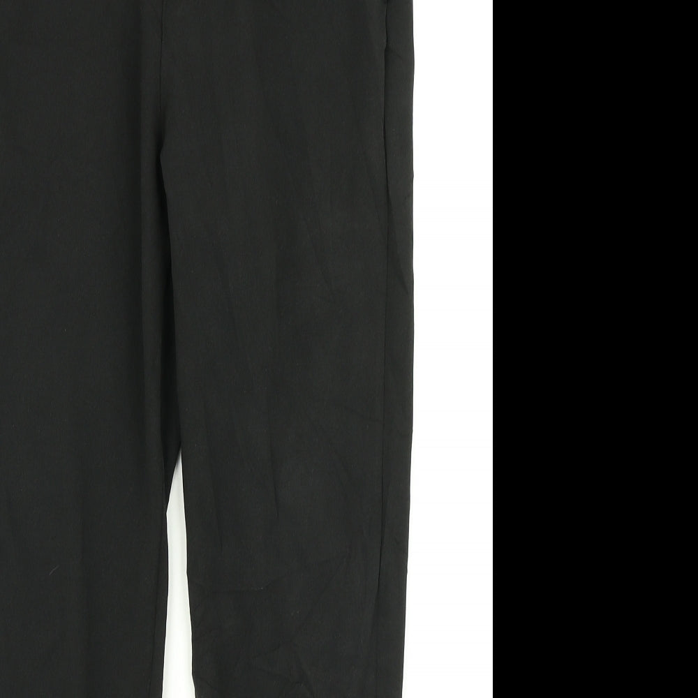 Boohoo Womens Black   Dress Pants Trousers Size 12 L24 in