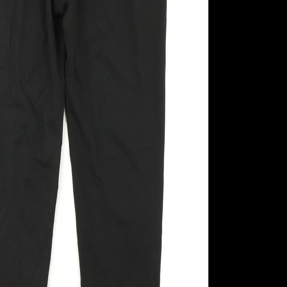Boohoo Womens Black   Dress Pants Trousers Size 12 L24 in