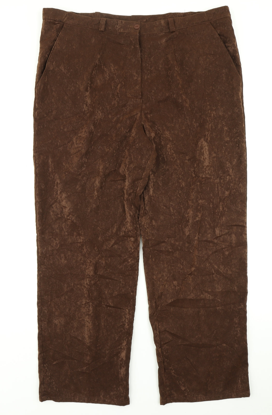Miss Sukkmani Womens Brown   Trousers  Size 36 in L28 in