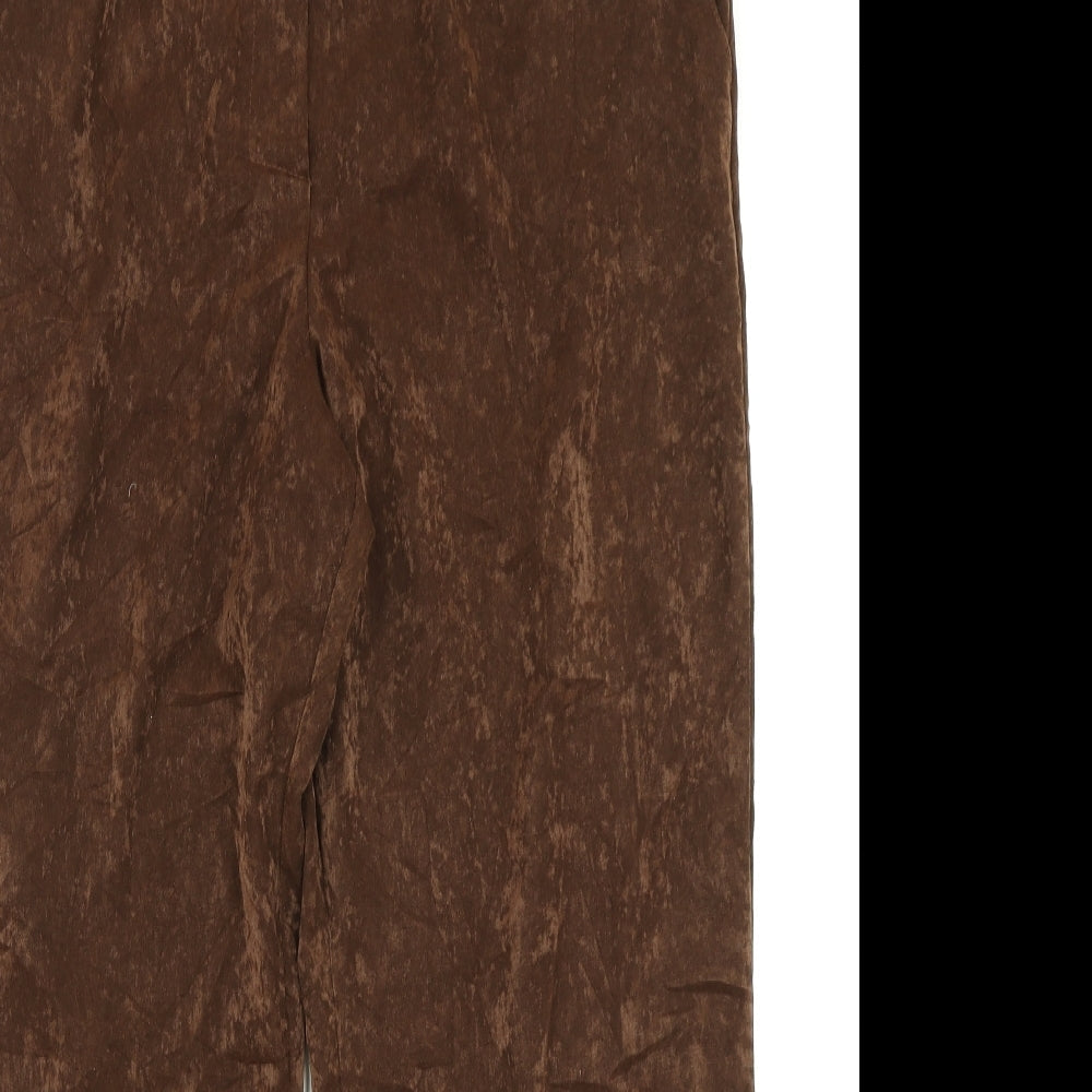 Miss Sukkmani Womens Brown   Trousers  Size 36 in L28 in
