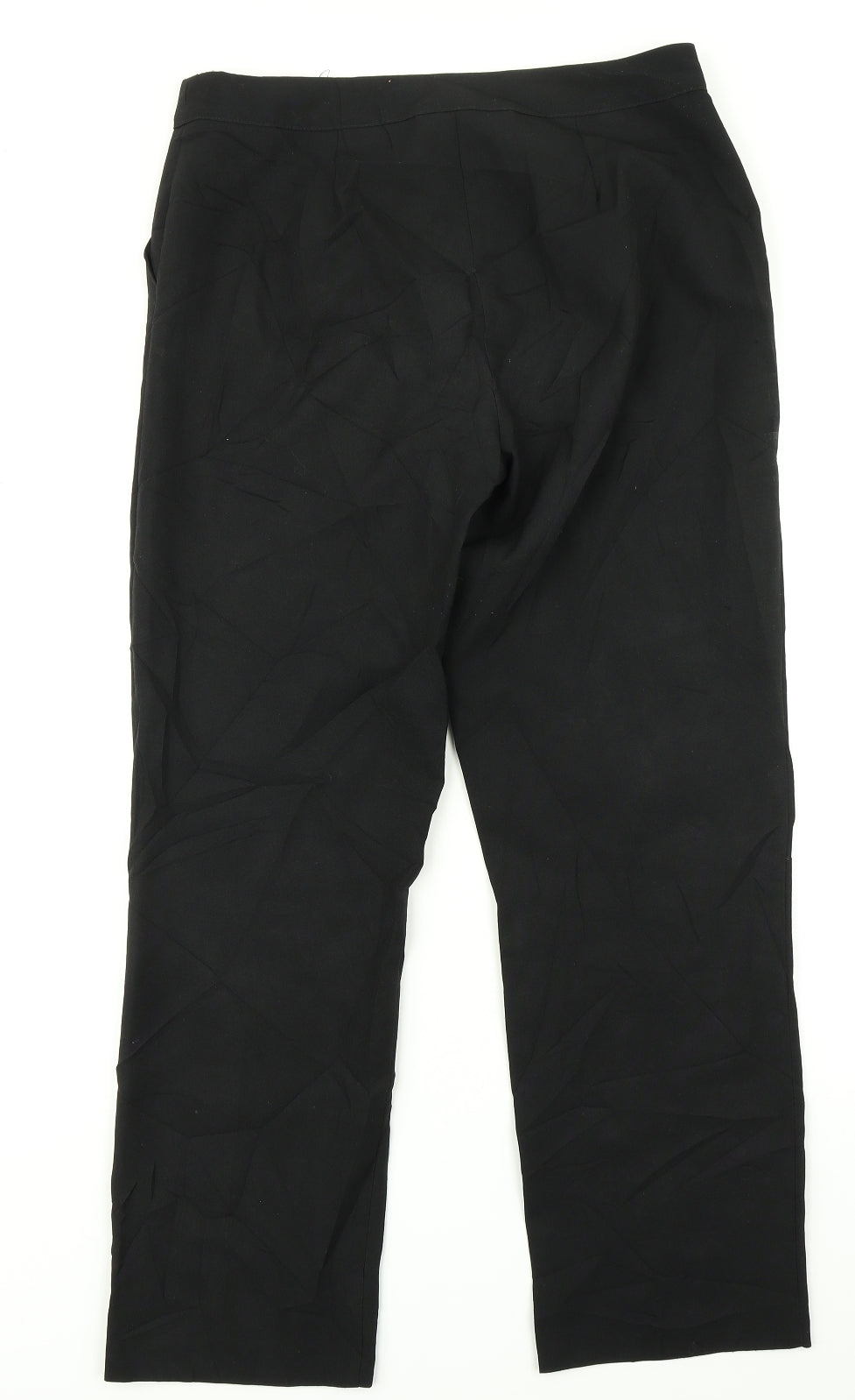 AMARANTO Womens Black   Dress Pants Trousers Size 12 L26 in