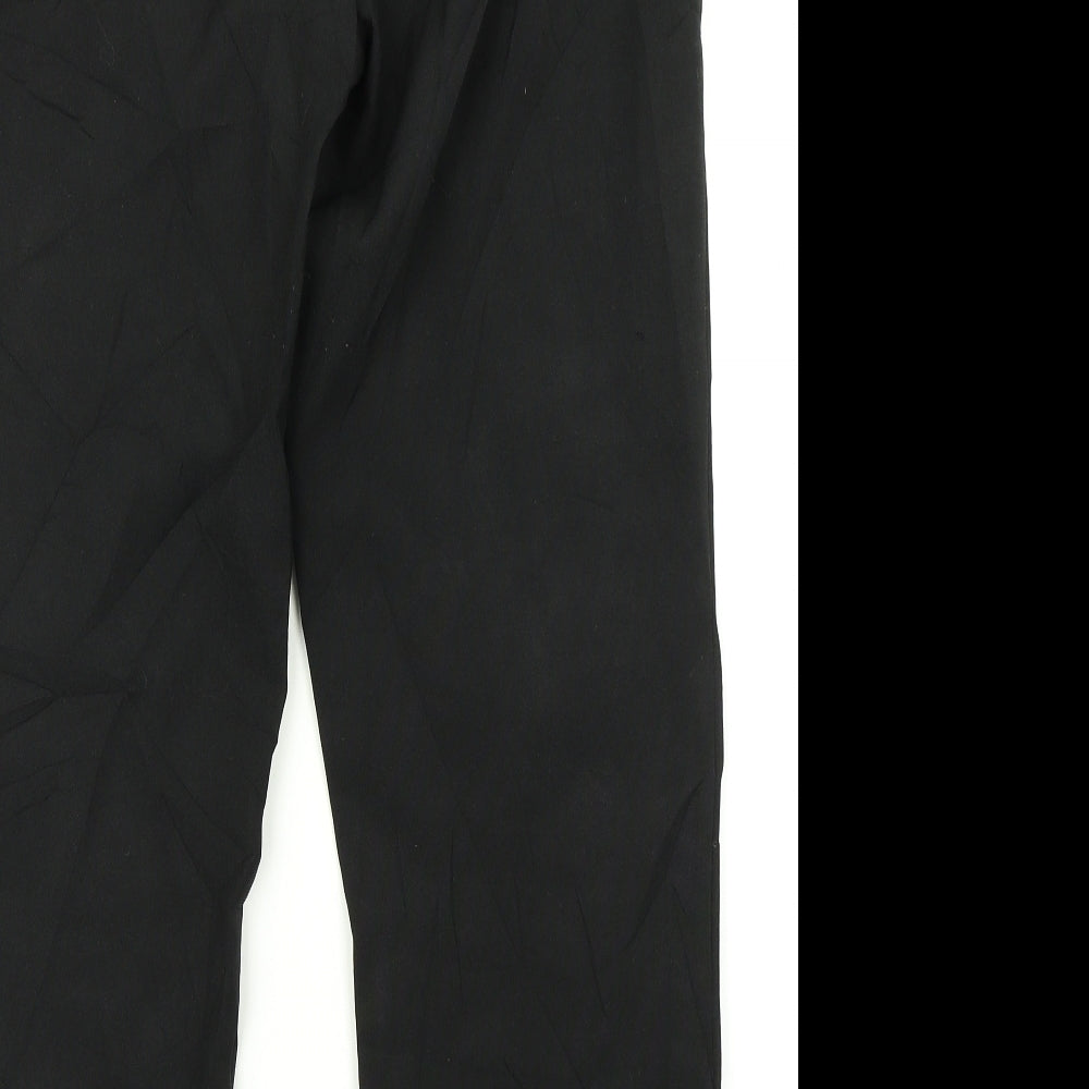 AMARANTO Womens Black   Dress Pants Trousers Size 12 L26 in