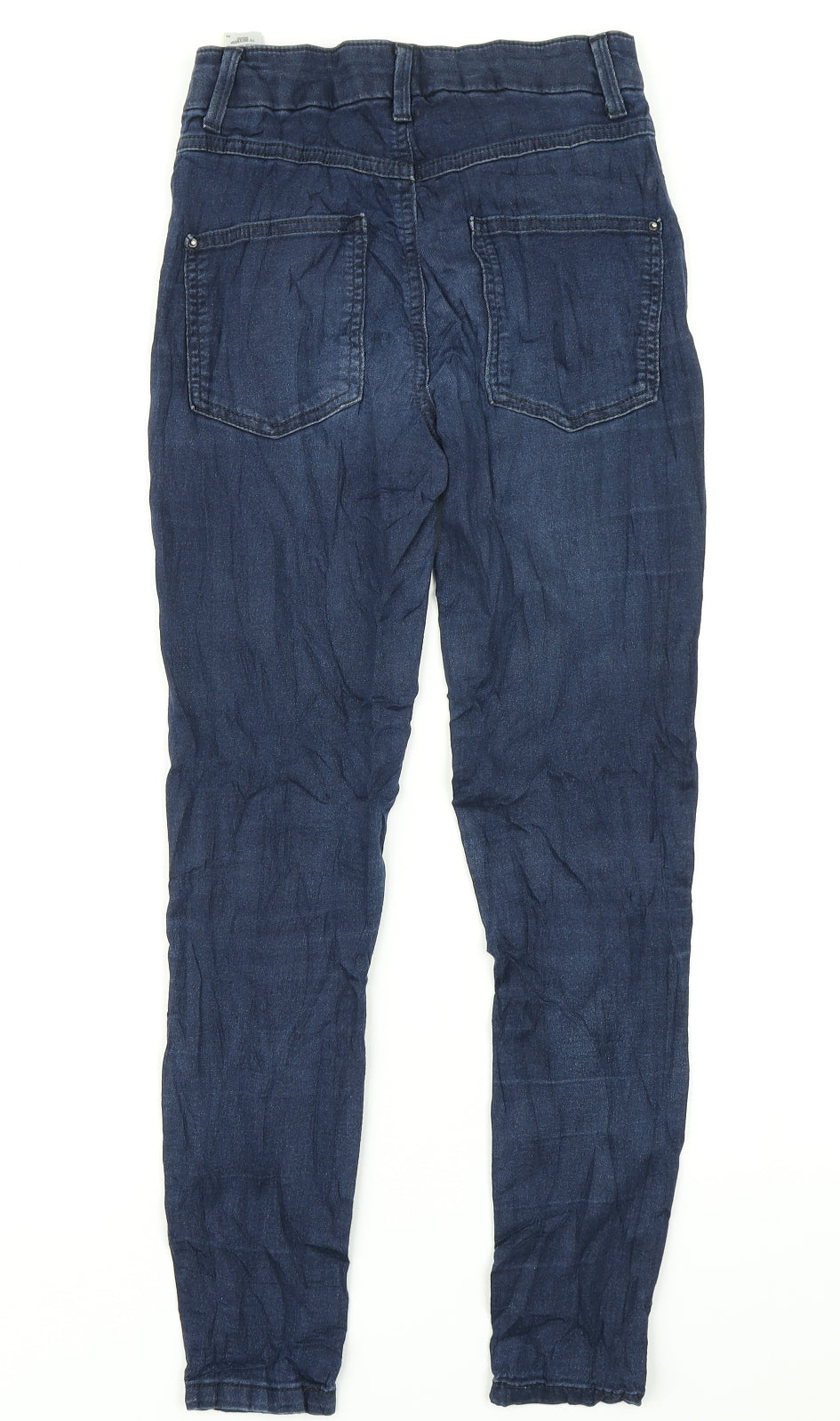 M&S Womens Blue  Denim Jegging Jeans Size 6 L26 in