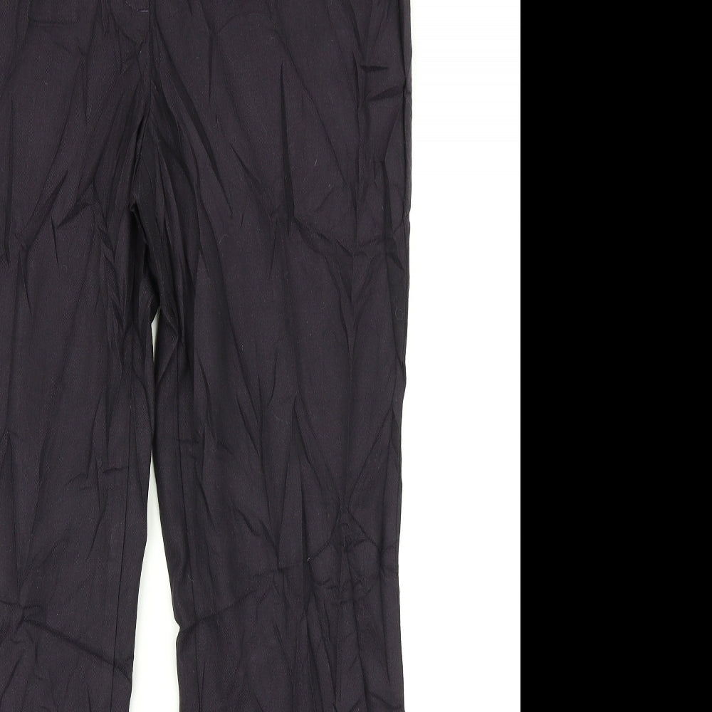 Per Una Womens Purple Herringbone  Dress Pants Trousers Size 36 in L29 in