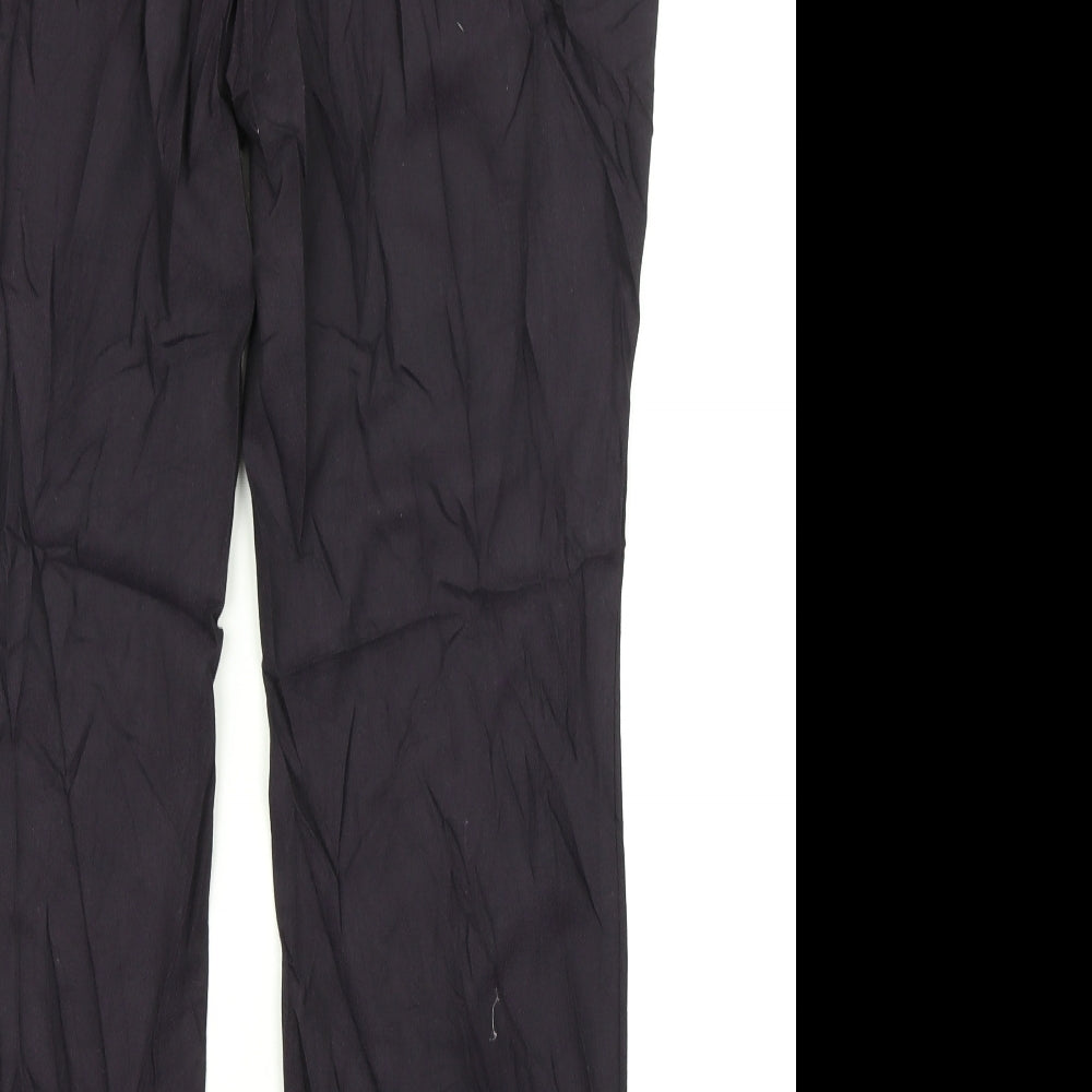 Per Una Womens Purple Herringbone  Dress Pants Trousers Size 36 in L29 in
