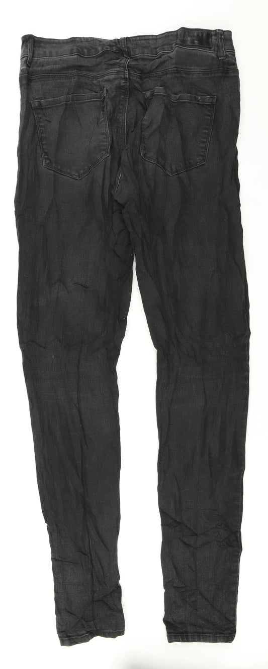 VERO MODA Womens Black  Denim Skinny Jeans Size 34 L32 in
