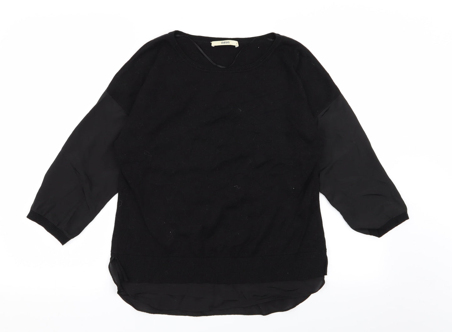 Oasis Womens Black   Pullover Jumper Size S