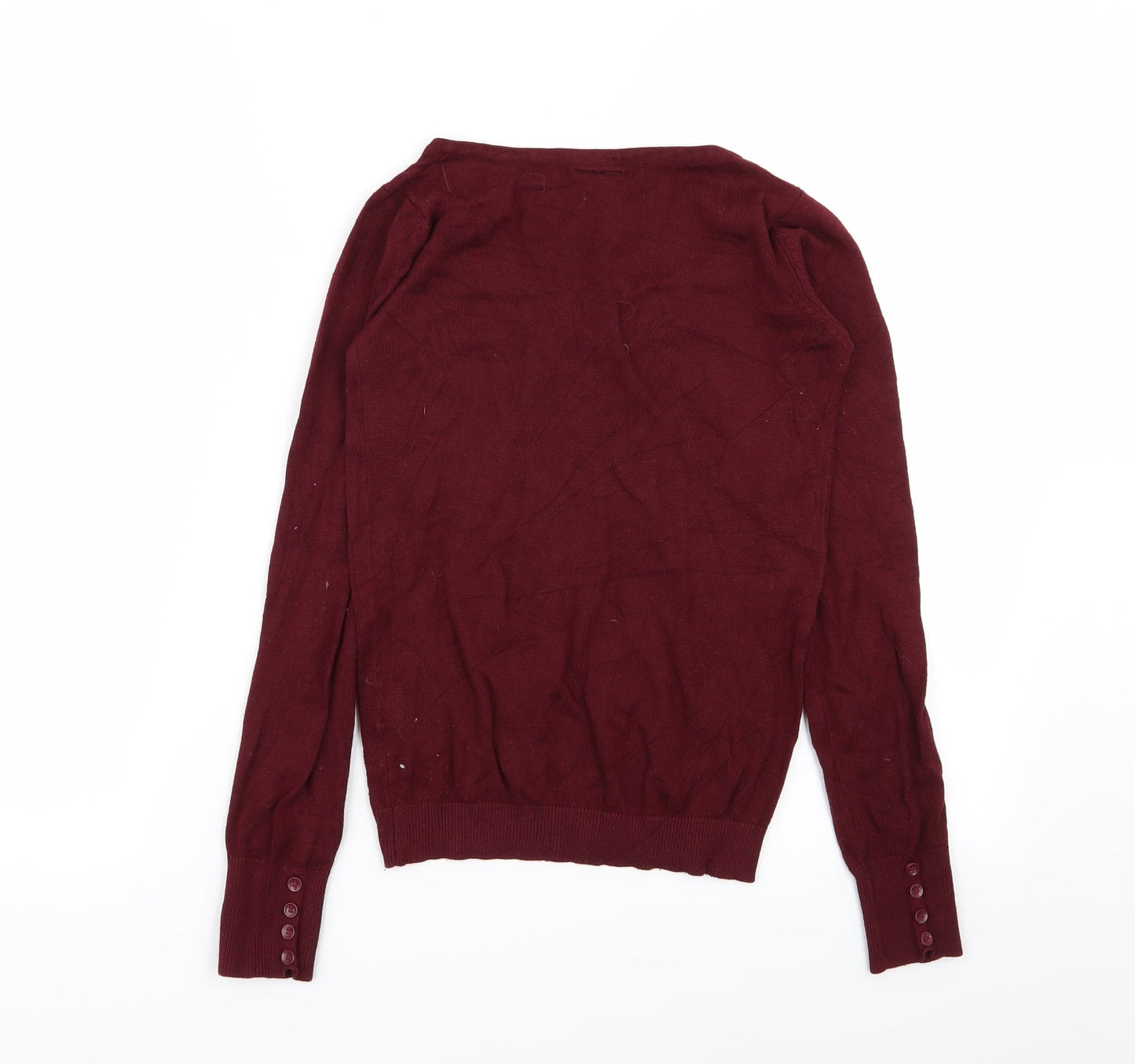 Pull&Bear Womens Red   Pullover Jumper Size S