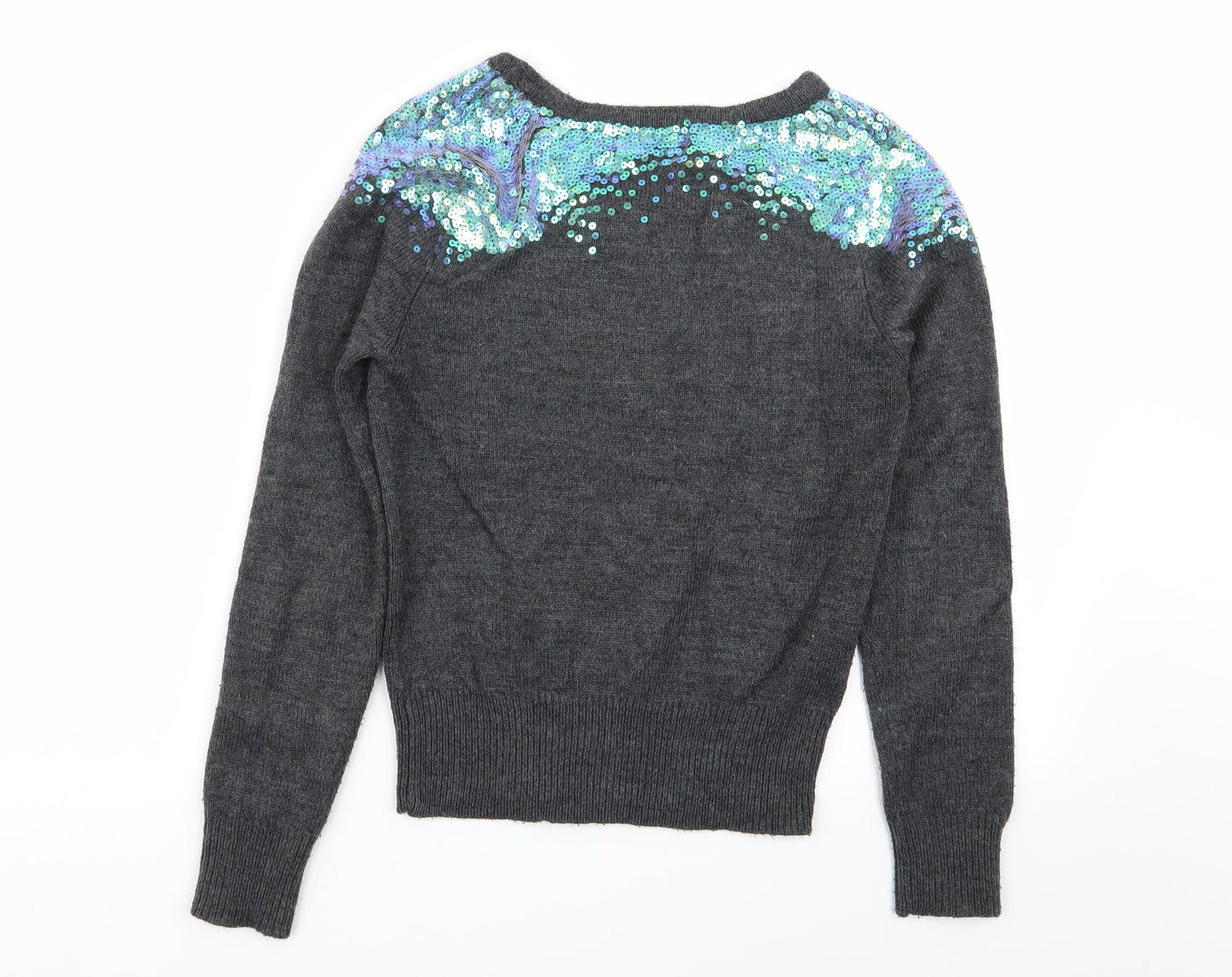 Miso Womens Grey   Pullover Jumper Size 8