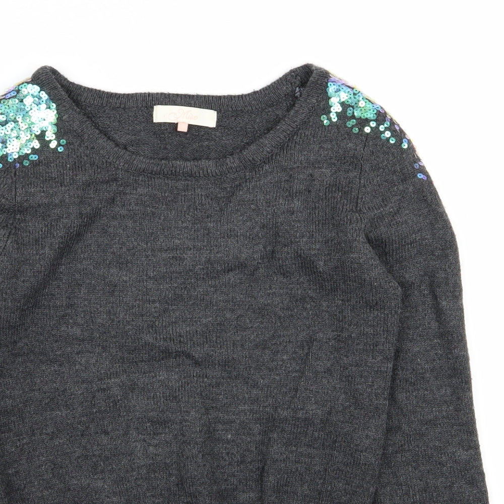 Miso Womens Grey   Pullover Jumper Size 8