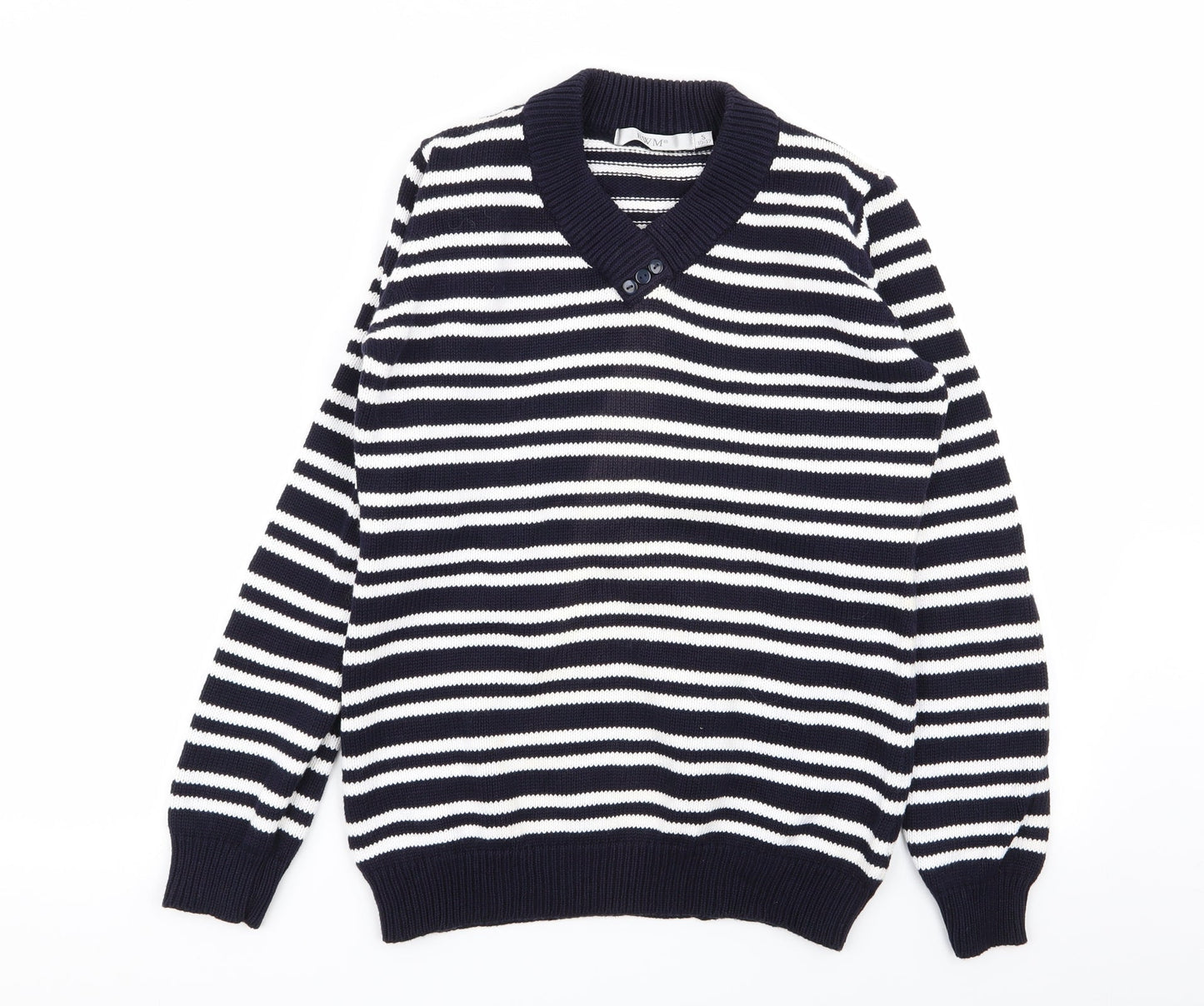 EWM Womens Multicoloured Striped  Pullover Jumper Size 10