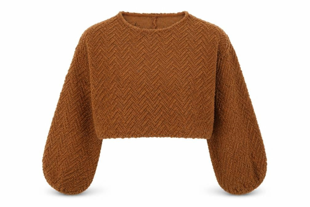 Stradivarius Womens Brown   Pullover Jumper Size S