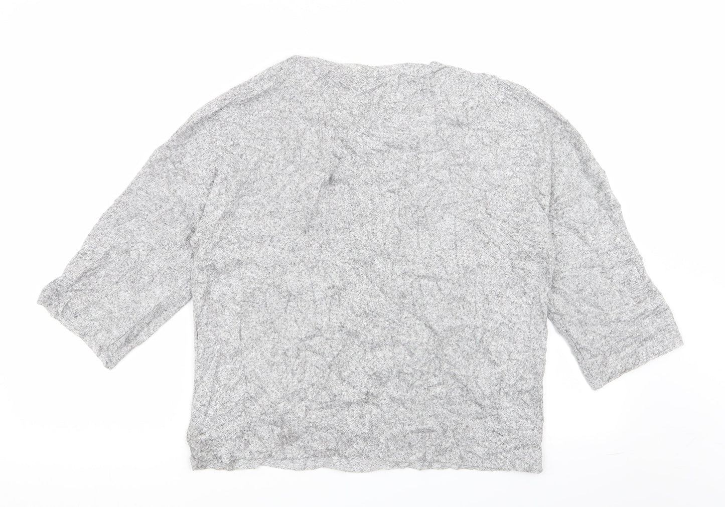 Zara Womens Grey Polka Dot  Pullover Jumper Size S