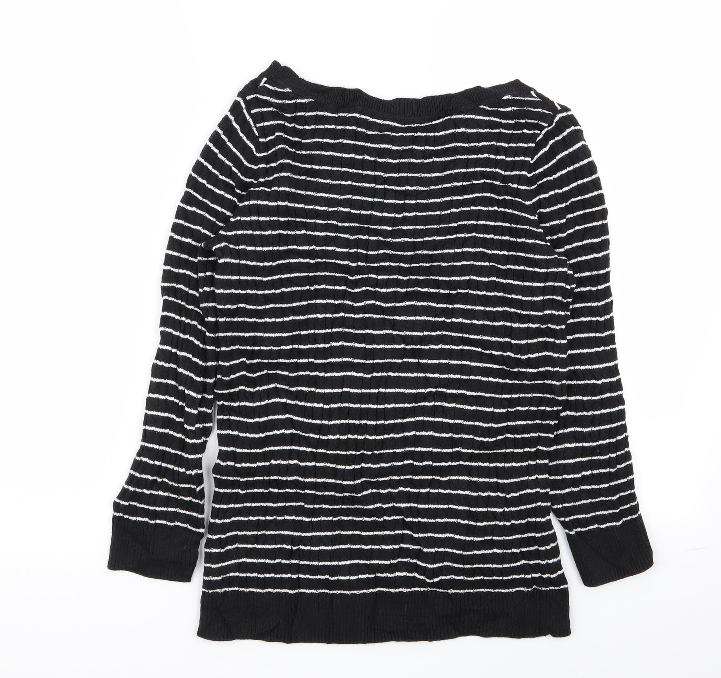 JNY Womens Multicoloured Striped  Pullover Jumper Size S