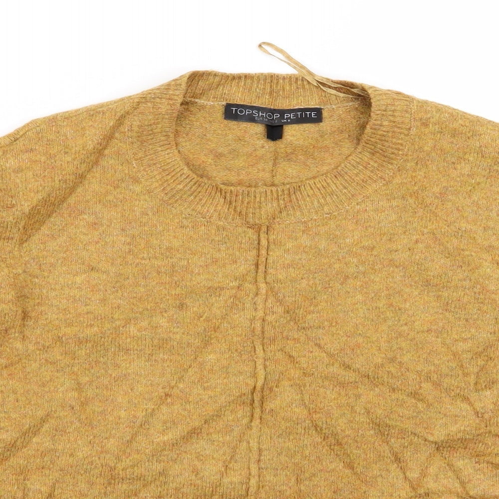topshop  Womens Brown   Pullover Jumper Size 6