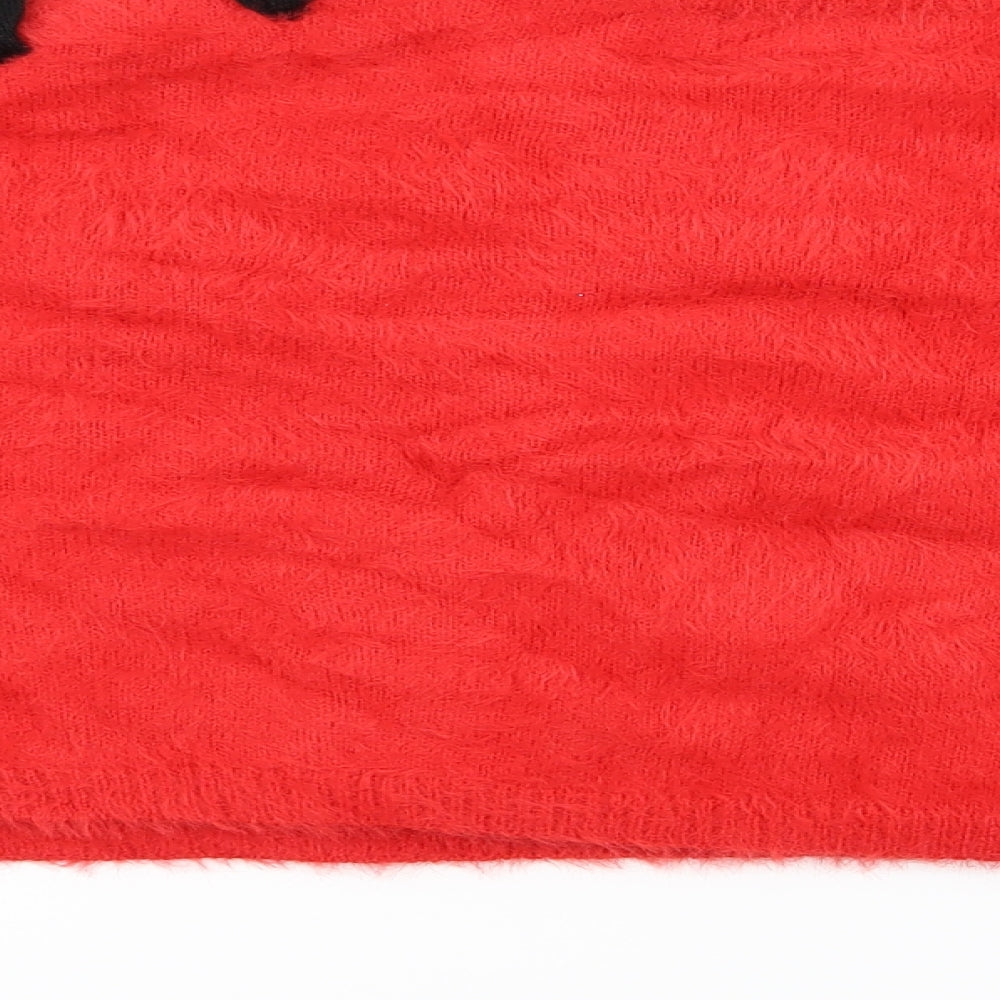 Missguided Womens Red   Pullover Jumper Size M