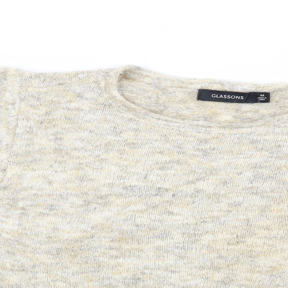 glassons Womens Beige   Pullover Jumper Size M