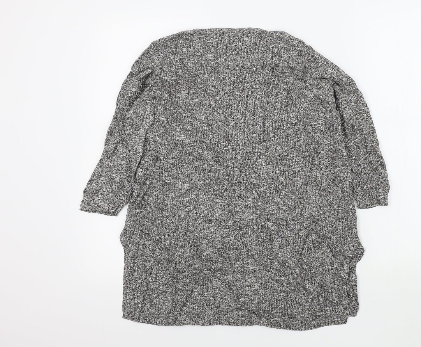 New Look Womens Grey   Henley Jumper Size 12