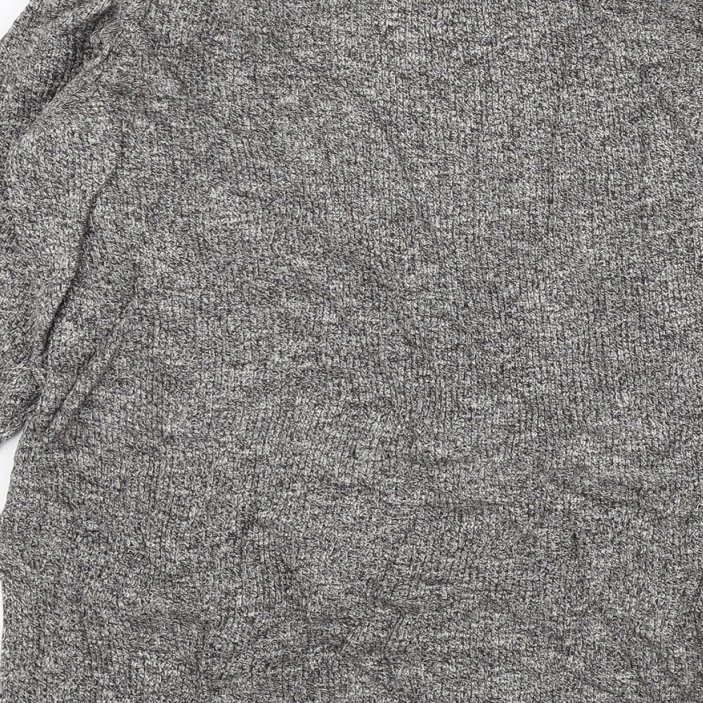 New Look Womens Grey   Henley Jumper Size 12