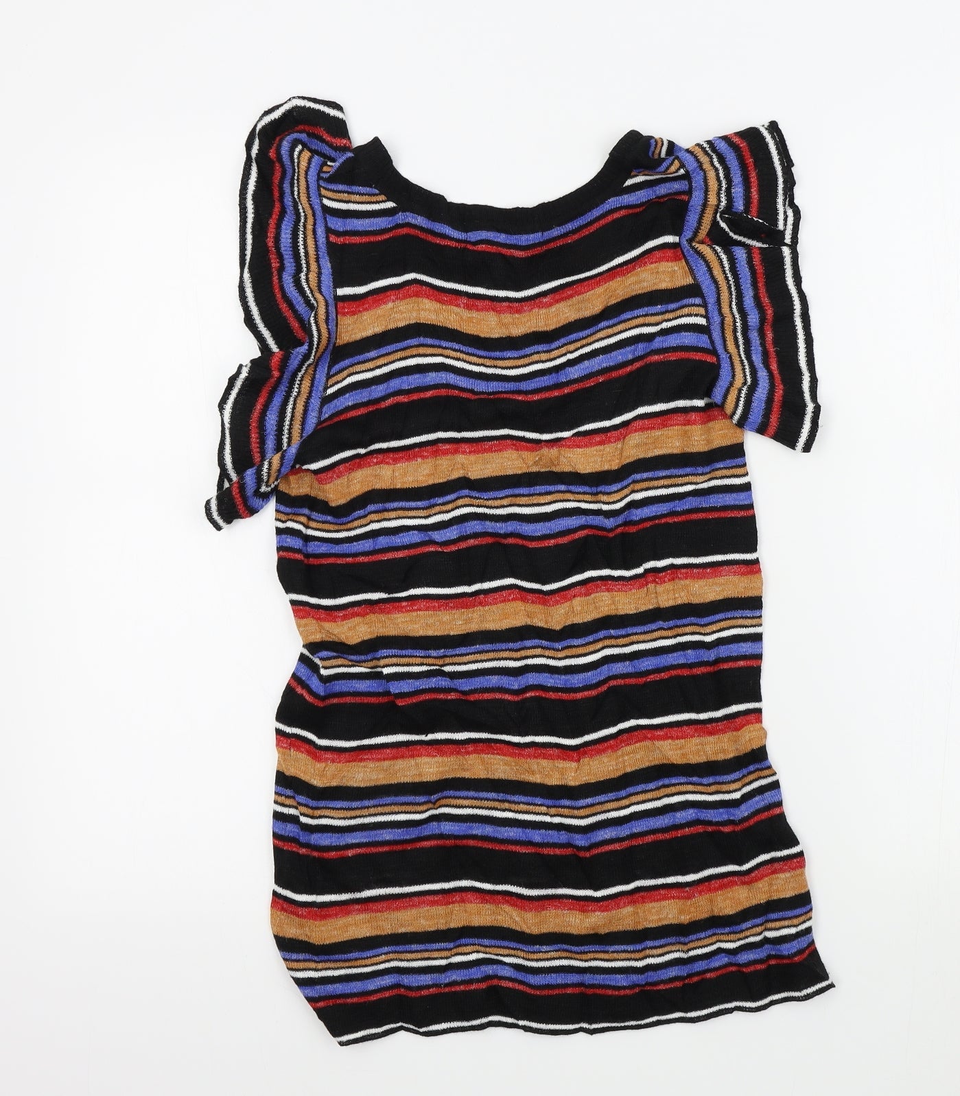 NEXT Womens Multicoloured Striped  Pullover Jumper Size 10