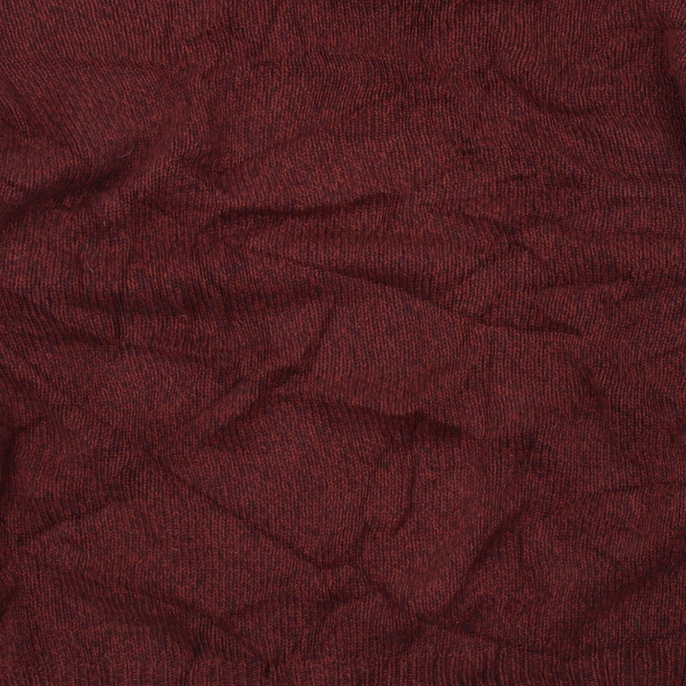 Haggar Mens Red   Pullover Jumper Size L