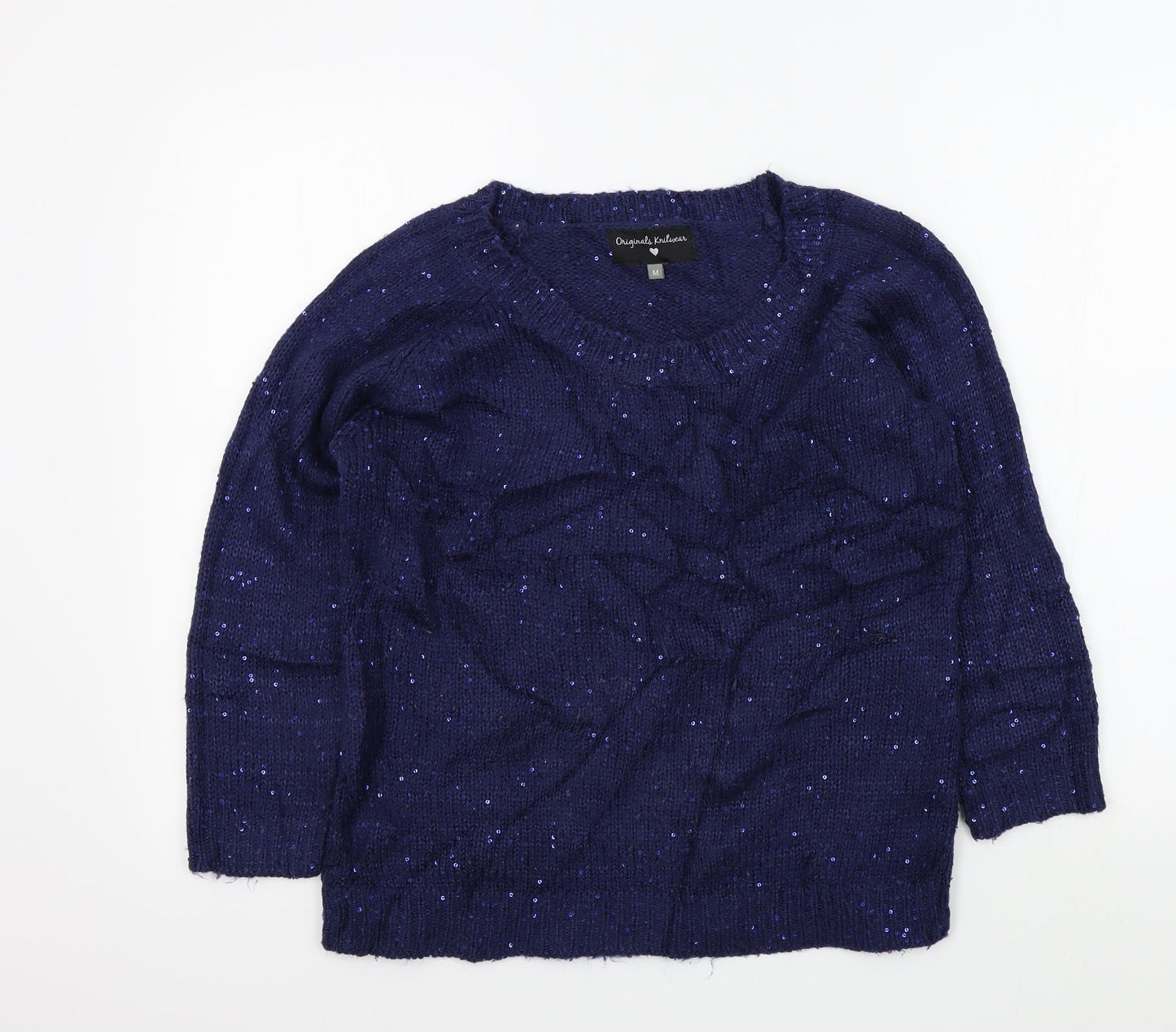 ORIGINALS Womens Blue   Pullover Jumper Size M