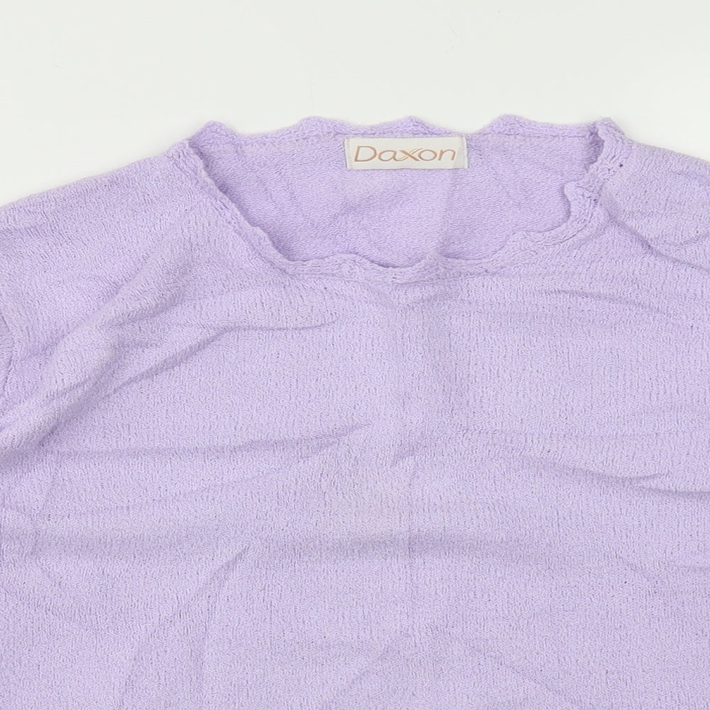 Daxon Womens Purple   Pullover Jumper Size 18