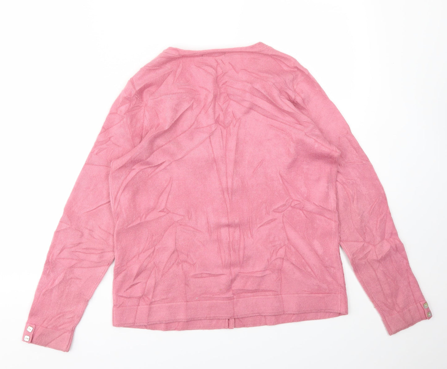 BM Womens Pink   Cardigan Jumper Size S