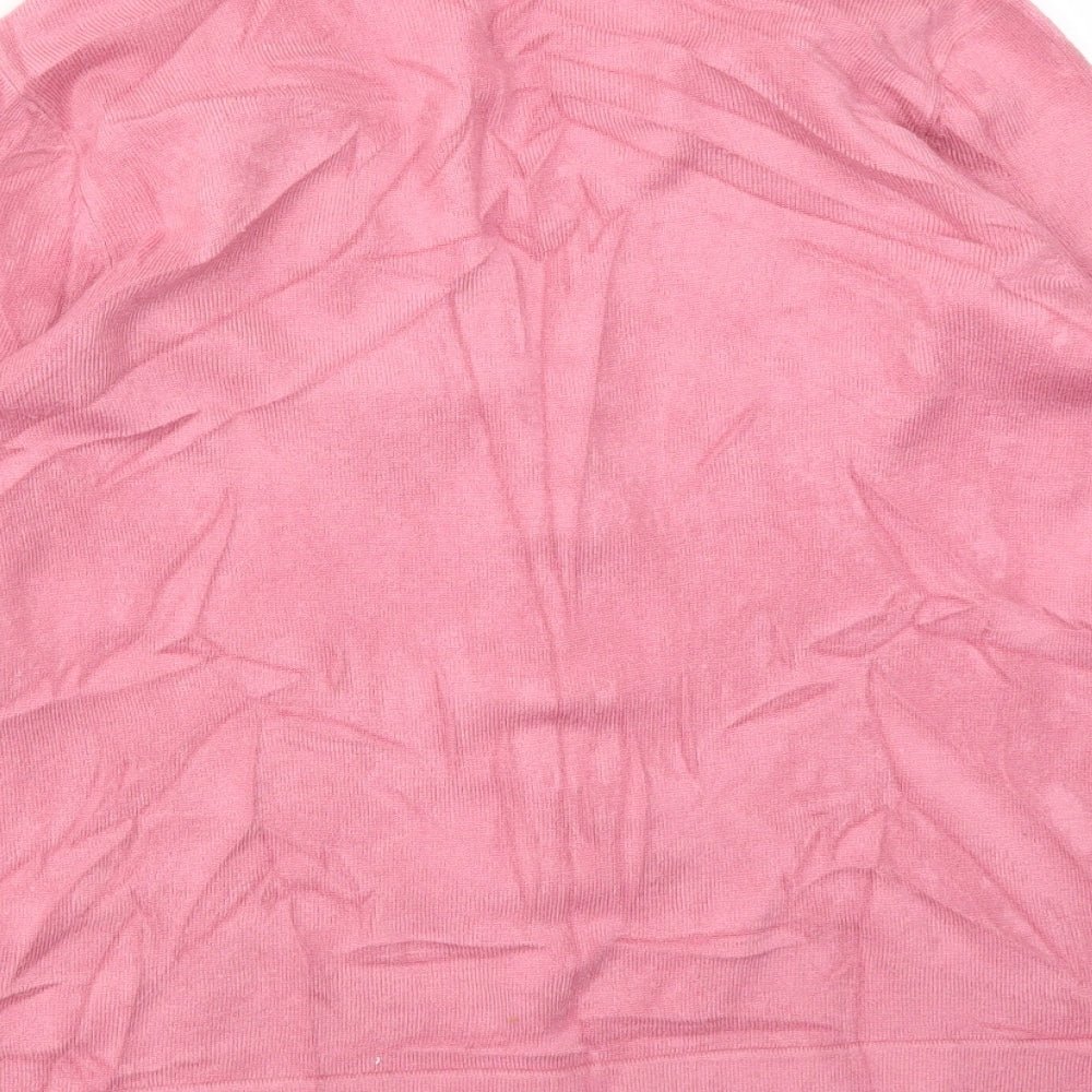 BM Womens Pink   Cardigan Jumper Size S