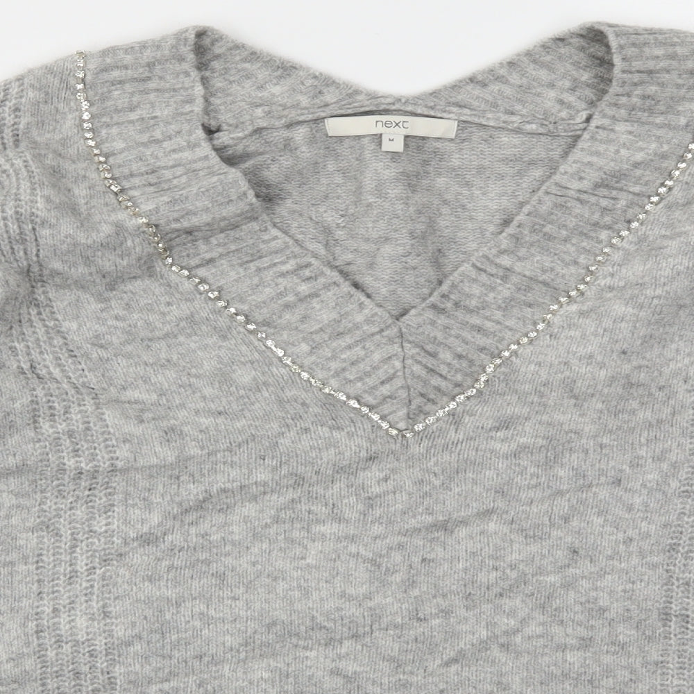 NEXT Womens Grey   Pullover Jumper Size M