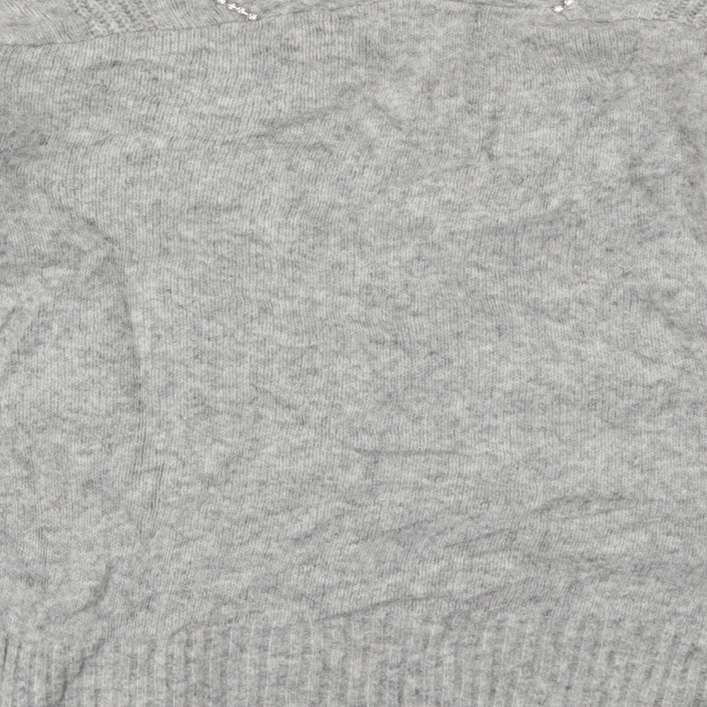 NEXT Womens Grey   Pullover Jumper Size M