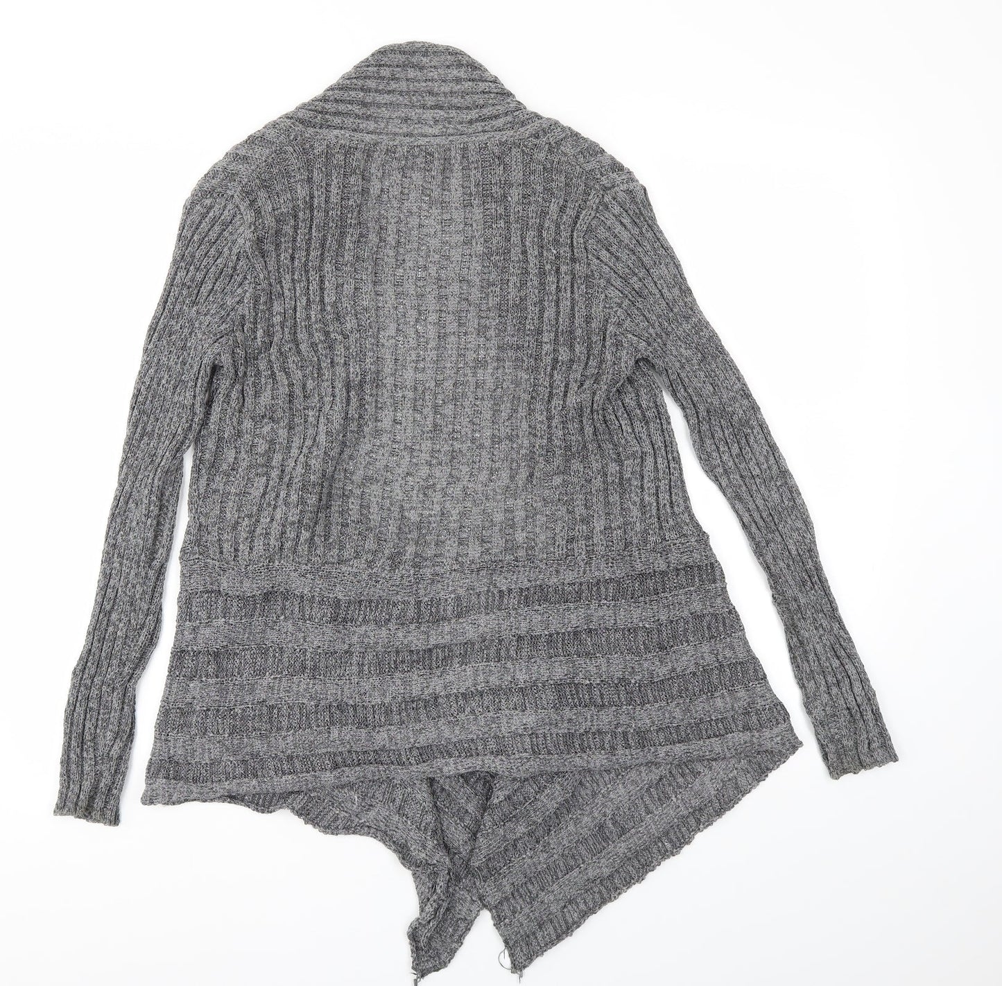 BM Womens Grey   Cardigan Jumper Size S