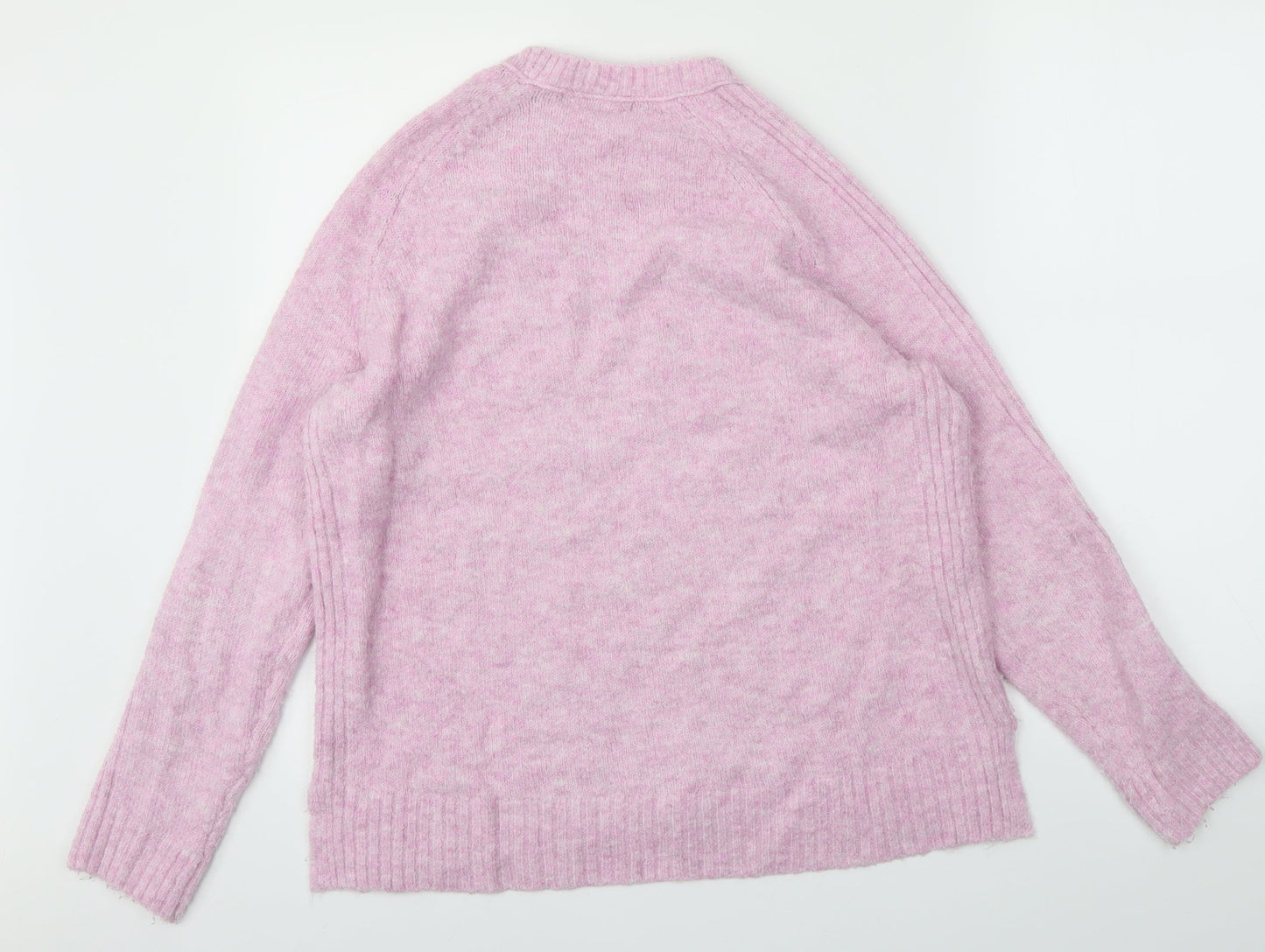 M&S Womens Pink   Pullover Jumper Size M