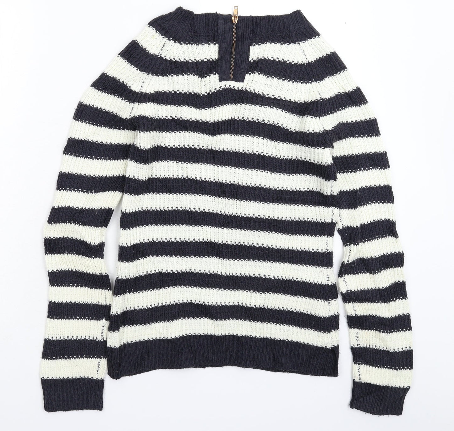 Atmosphere Womens Multicoloured Striped Knit Pullover Jumper Size 10